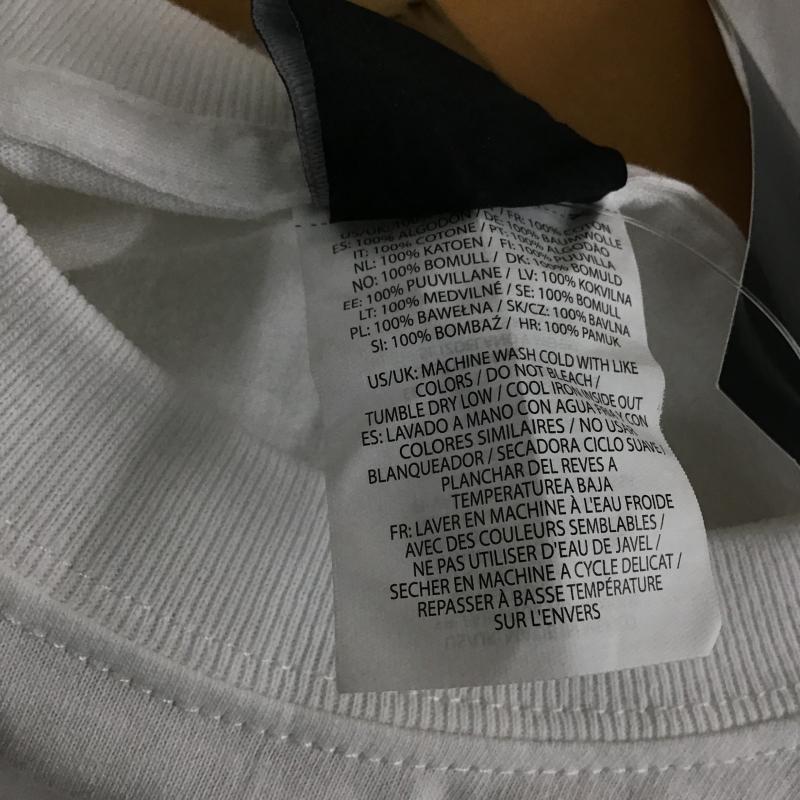 ハフ HUF Tシャツ 半袖 半袖カットソー プリントTシャツ クルーネックカットソー L プリント 白 / ホワイト / white メンズ USED 古着 中古 10160154