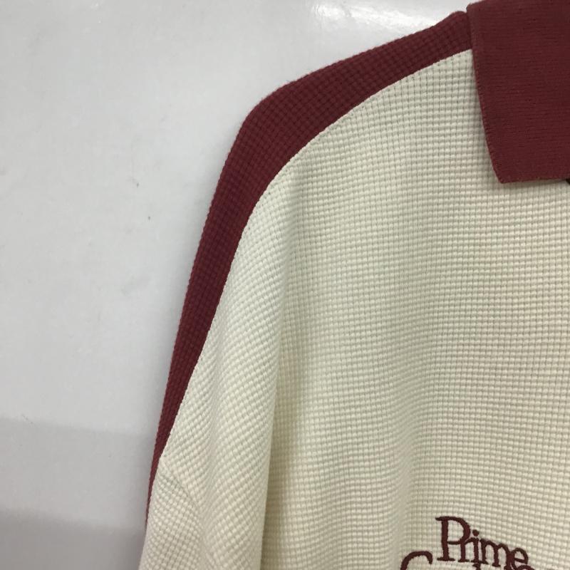 ザラ ZARA カットソー 長袖 長袖カットソー プリントカットソー M ロゴ、文字 アイボリー / アイボリー / X えんじ / ワインレッド / dark red メンズ USED 古着 中古 10160155