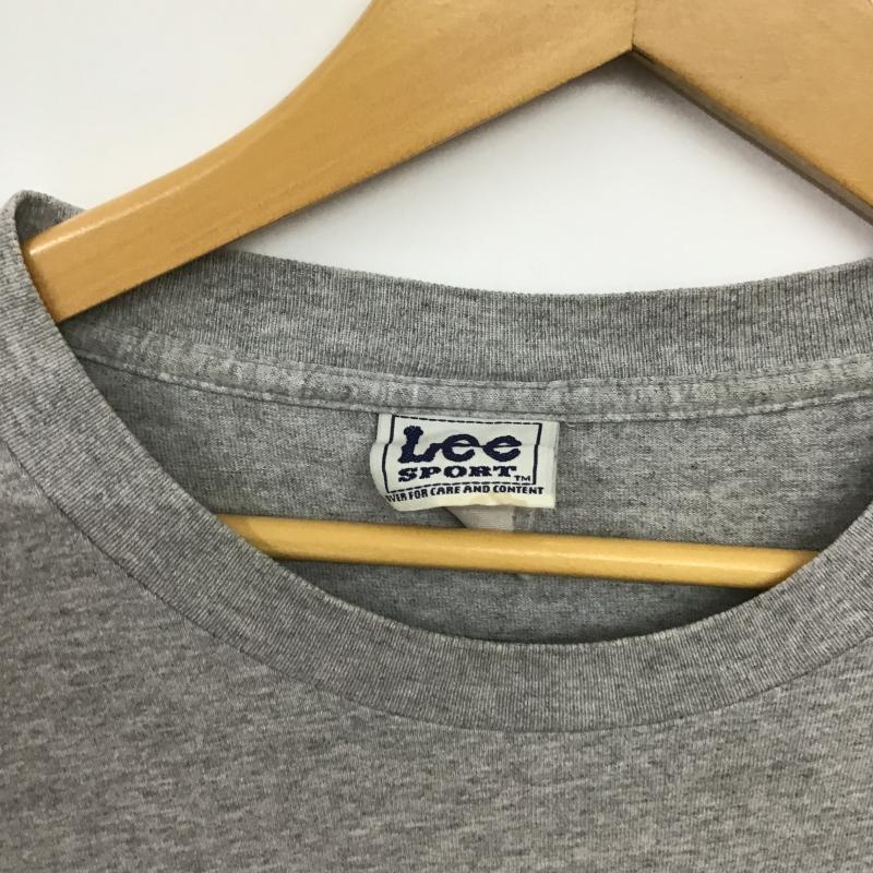 リー Lee Tシャツ 半袖 半袖カットソー プリントTシャツ クルーネックカットソー プリント 灰 / グレー / gray メンズ USED 古着 中古 10160156