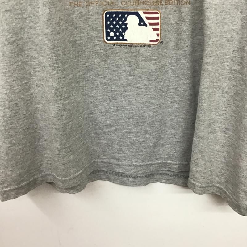 リー Lee Tシャツ 半袖 半袖カットソー プリントTシャツ クルーネックカットソー プリント 灰 / グレー / gray メンズ USED 古着 中古 10160156