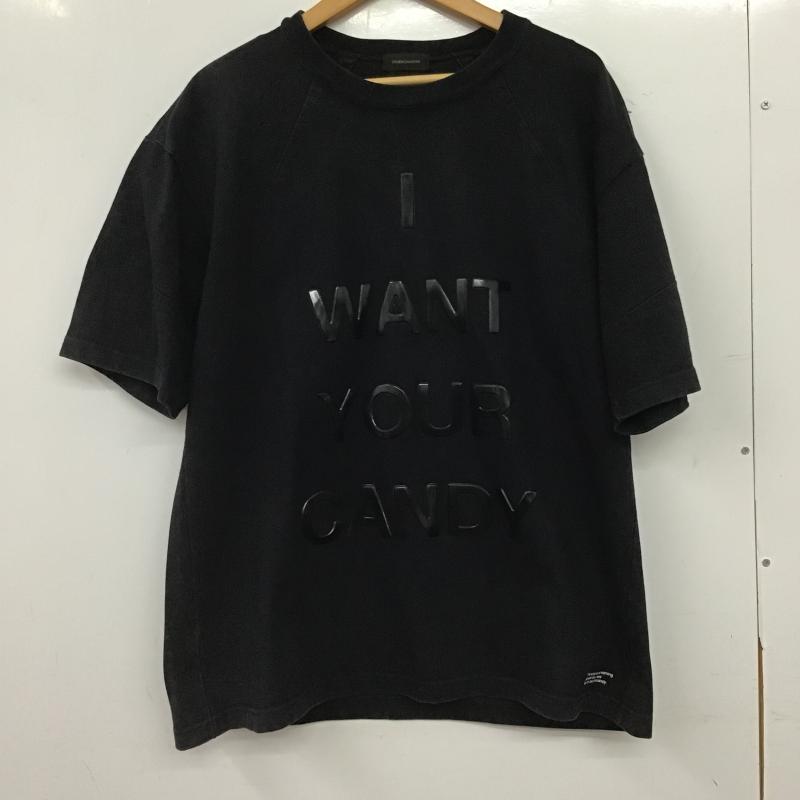 アンダーカバーイズム UNDERCOVERISM Tシャツ 半袖 半袖カットソー プリントTシャツ クルーネックカットソー 4 ロゴ、文字 黒 / ブラック / black メンズ USED 古着 中古 10160158
