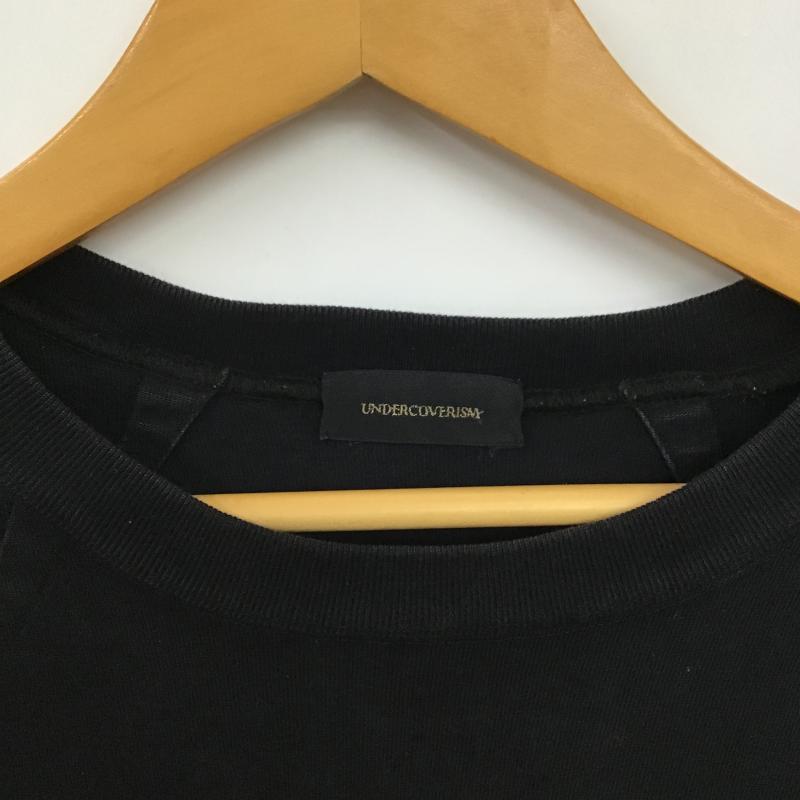 アンダーカバーイズム UNDERCOVERISM Tシャツ 半袖 半袖カットソー プリントTシャツ クルーネックカットソー 4 ロゴ、文字 黒 / ブラック / black メンズ USED 古着 中古 10160158