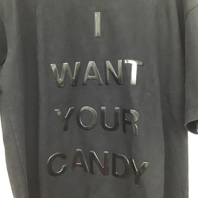 アンダーカバーイズム UNDERCOVERISM Tシャツ 半袖 半袖カットソー プリントTシャツ クルーネックカットソー 4 ロゴ、文字 黒 / ブラック / black メンズ USED 古着 中古 10160158