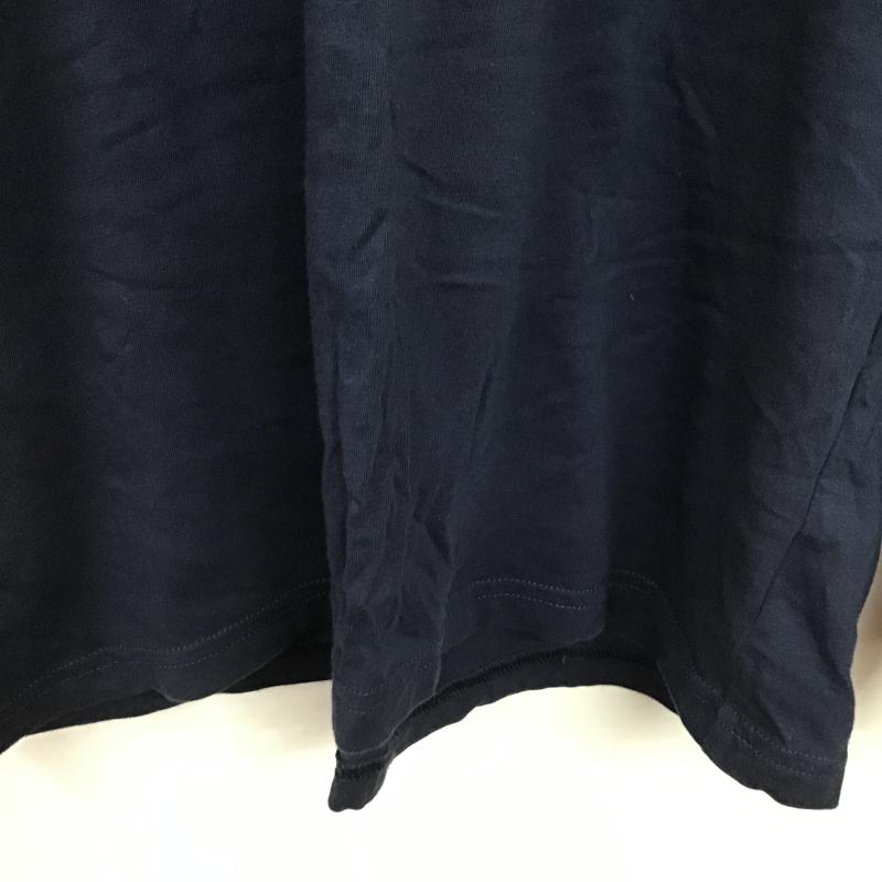 トミーヒルフィガー TOMMY HILFIGER カットソー 長袖 長袖カットソー プリントカットソー クルーネック S ロゴ、文字 紺 / ネイビー / navy メンズ USED 古着 中古 10160159