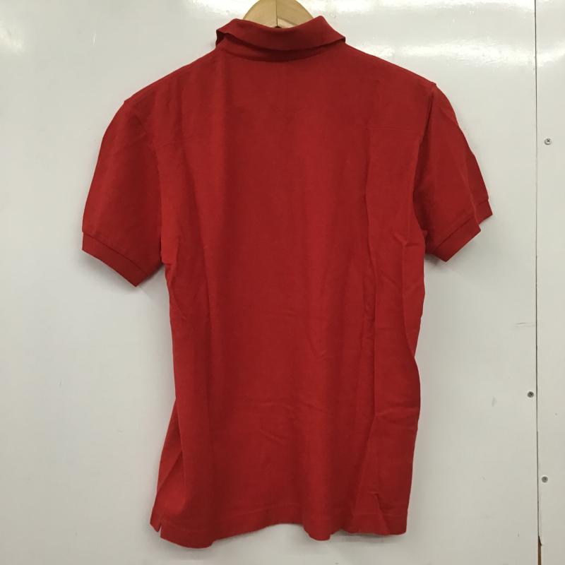 ディオール DIOR ポロシャツ 半袖 半袖ポロシャツ カラーシャツ 半袖カットソー 46 ロゴ、文字 赤 / レッド / red メンズ USED 古着 中古 10160160