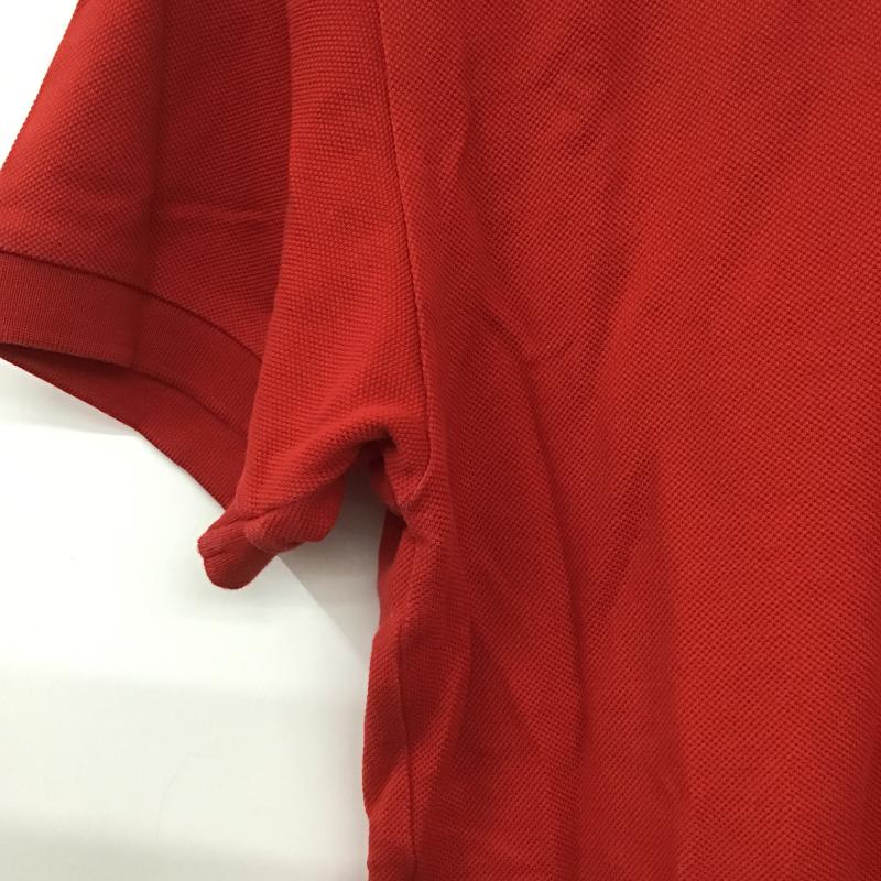 ディオール DIOR ポロシャツ 半袖 半袖ポロシャツ カラーシャツ 半袖カットソー 46 ロゴ、文字 赤 / レッド / red メンズ USED 古着 中古 10160160