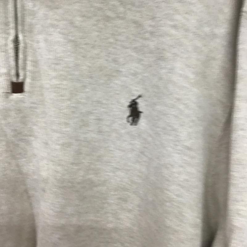 ポロラルフローレン POLO RALPH LAUREN カットソー 長袖 長袖カットソー スタンドカラー XL ロゴ、文字 ベージュ / ベージュ / beige メンズ USED 古着 中古 10160162