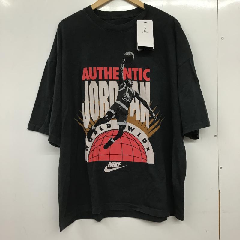 エアジョーダン AIR JORDAN Tシャツ 半袖 半袖カットソー プリントTシャツ クルーネックカットソー L プリント ダークグレー / ダークグレー / メンズ USED 古着 中古 10160163