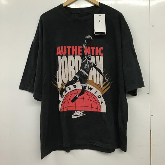 エアジョーダン AIR JORDAN Tシャツ 半袖 半袖カットソー プリントTシャツ クルーネックカットソー L プリント ダークグレー / ダークグレー / メンズ USED 古着 中古 10160163