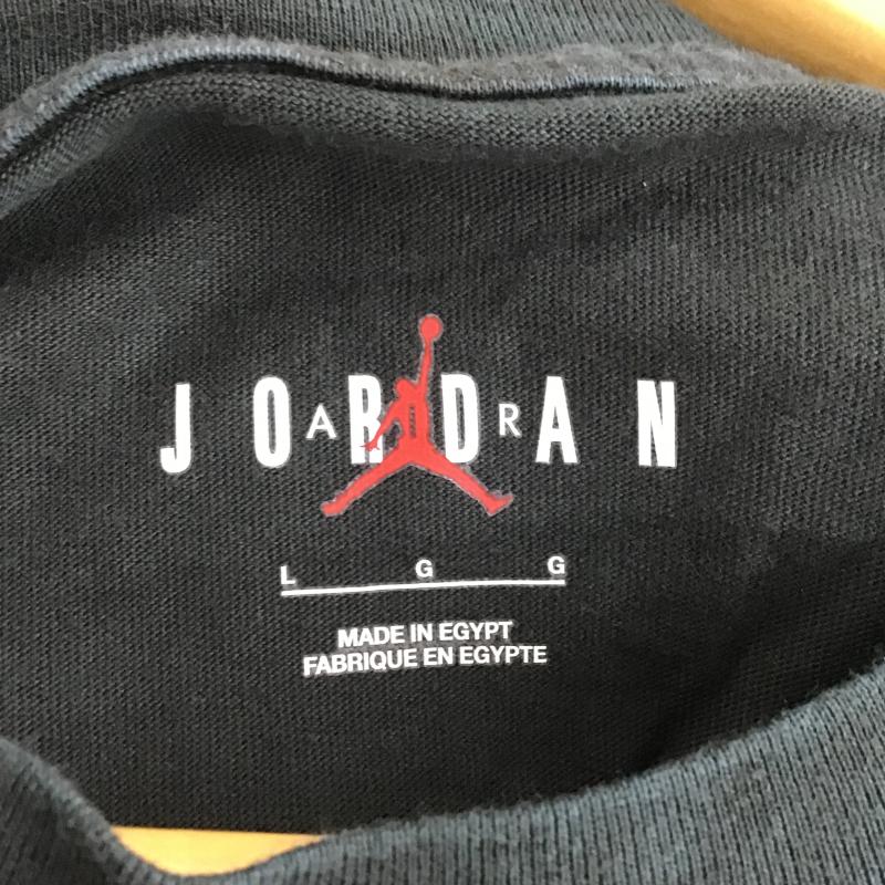 エアジョーダン AIR JORDAN Tシャツ 半袖 半袖カットソー プリントTシャツ クルーネックカットソー L プリント ダークグレー / ダークグレー / メンズ USED 古着 中古 10160163