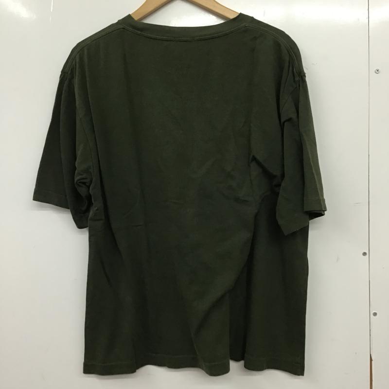 コモリ COMOLI Tシャツ 半袖 半袖カットソー プリントTシャツ クルーネックカットソー 1 無地 カーキ / カーキ / khaki メンズ USED 古着 中古 10160164