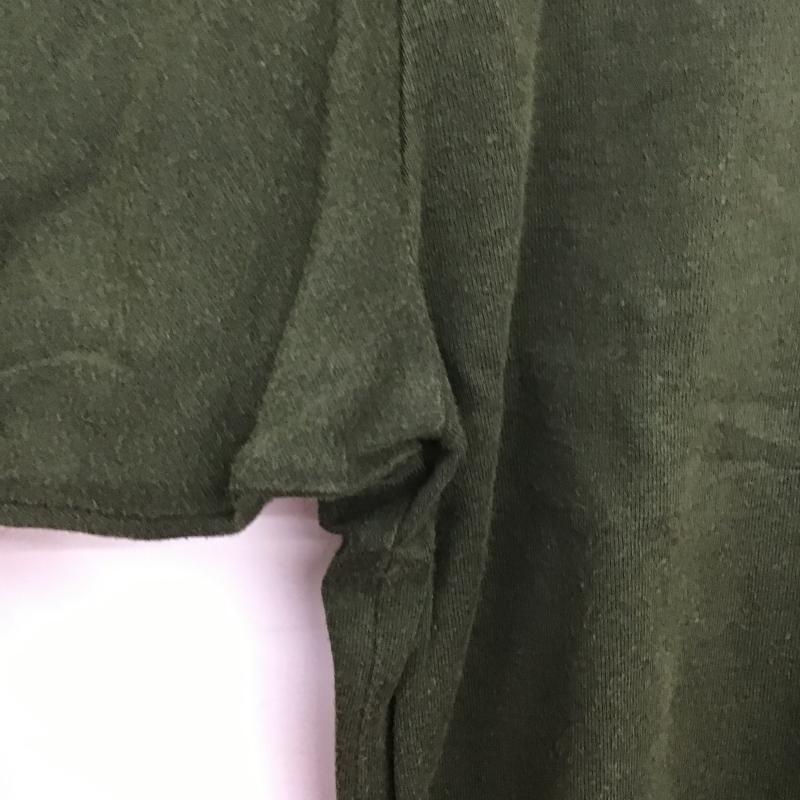 コモリ COMOLI Tシャツ 半袖 半袖カットソー プリントTシャツ クルーネックカットソー 1 無地 カーキ / カーキ / khaki メンズ USED 古着 中古 10160164