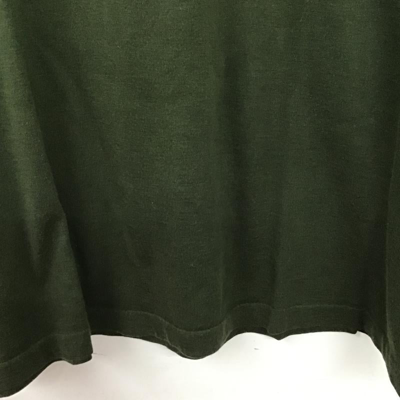 コモリ COMOLI Tシャツ 半袖 半袖カットソー プリントTシャツ クルーネックカットソー 1 無地 カーキ / カーキ / khaki メンズ USED 古着 中古 10160164