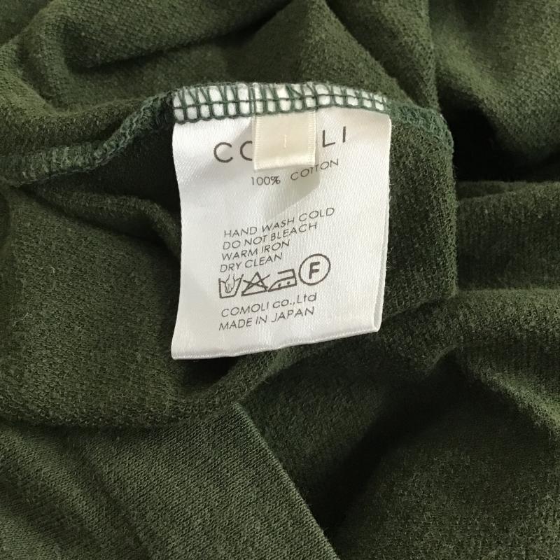 コモリ COMOLI Tシャツ 半袖 半袖カットソー プリントTシャツ クルーネックカットソー 1 無地 カーキ / カーキ / khaki メンズ USED 古着 中古 10160164