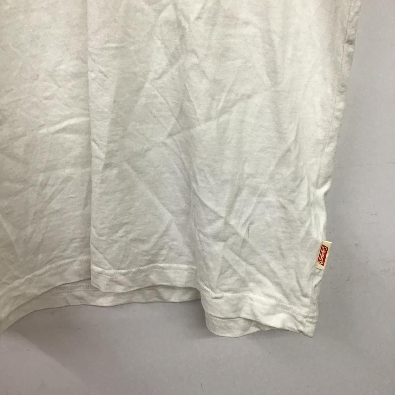 コールマン Coleman Tシャツ 半袖 半袖カットソー プリントTシャツ クルーネックカットソー XL ロゴ、文字 白 / ホワイト / white メンズ USED 古着 中古 10160166