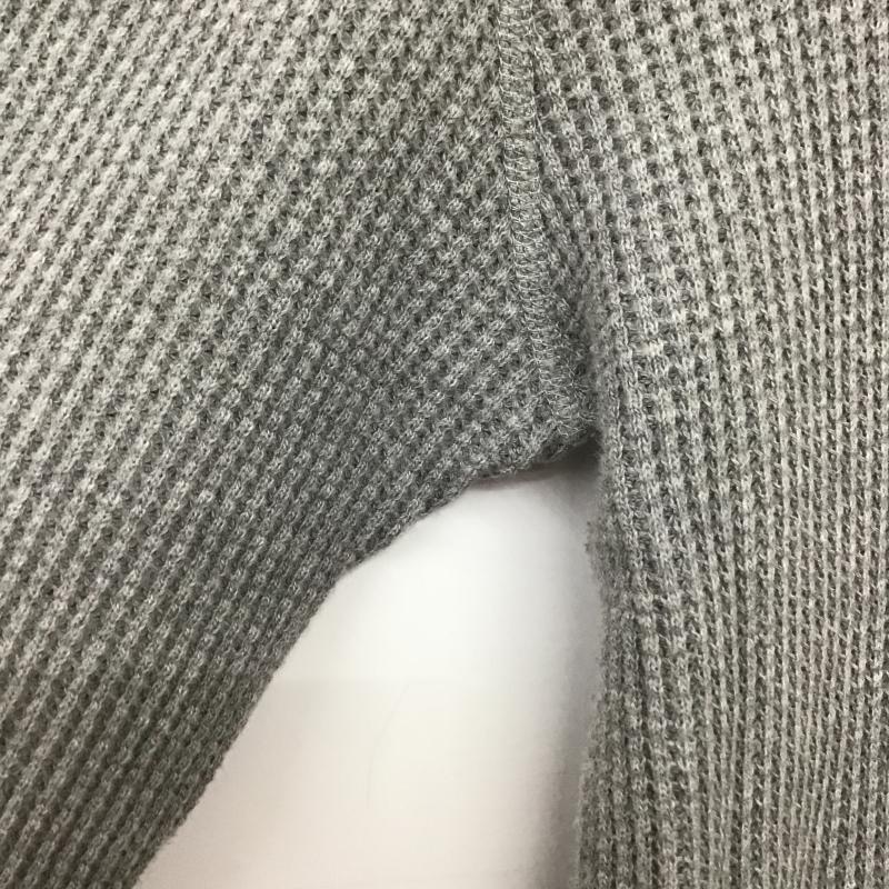バーンズアウトフィッターズ BARNS OUTFITTERS カットソー 長袖 長袖カットソー ヘンリーネックカットソー 38 無地 灰 / グレー / gray メンズ USED 古着 中古 10160168