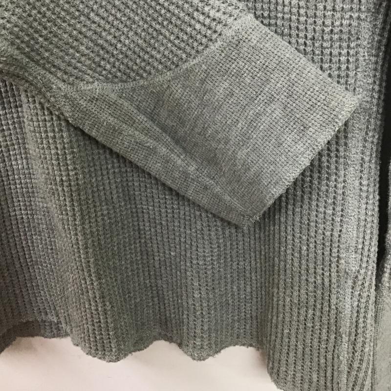 バーンズアウトフィッターズ BARNS OUTFITTERS カットソー 長袖 長袖カットソー ヘンリーネックカットソー 38 無地 灰 / グレー / gray メンズ USED 古着 中古 10160168