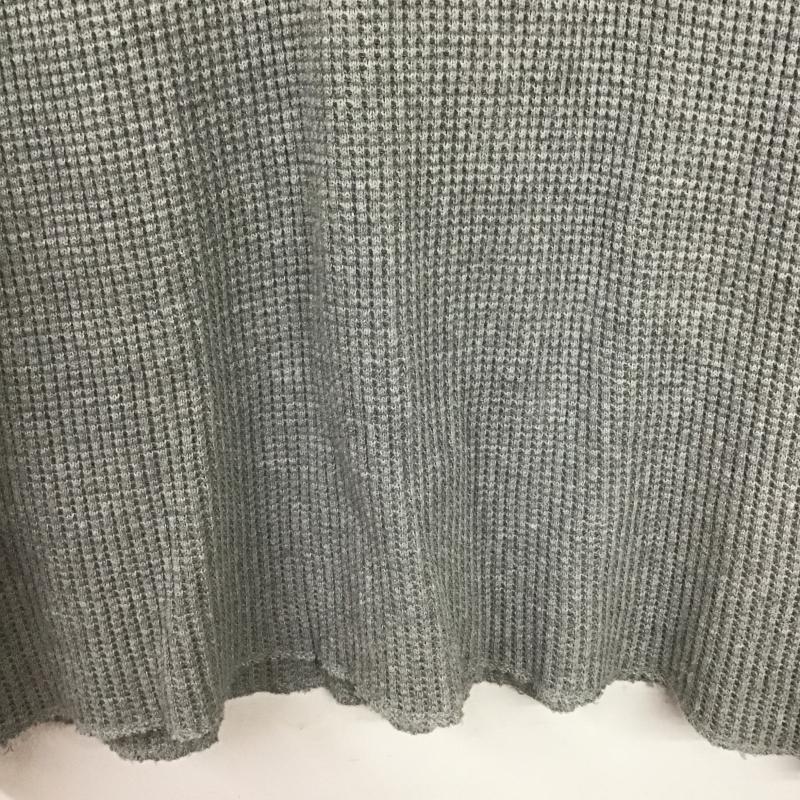 バーンズアウトフィッターズ BARNS OUTFITTERS カットソー 長袖 長袖カットソー ヘンリーネックカットソー 38 無地 灰 / グレー / gray メンズ USED 古着 中古 10160168