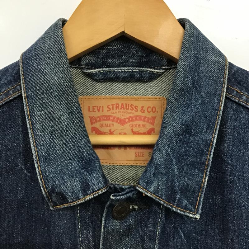リーバイストラウスアンドコー Levi Strauss & co. ジャケット、上着 ジャンパー、ブルゾン デニムジャケット Gジャン アウター カジュアルジャケット S 無地 インディゴ / インディゴ / Indigo メンズ USED 古着 中古 10160170