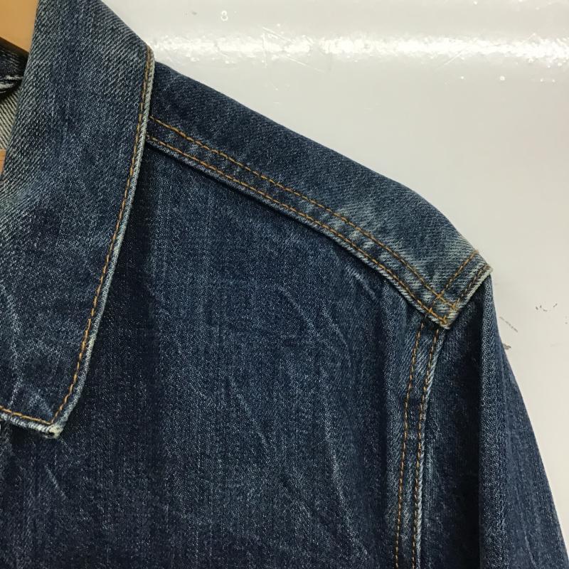 リーバイストラウスアンドコー Levi Strauss & co. ジャケット、上着 ジャンパー、ブルゾン デニムジャケット Gジャン アウター カジュアルジャケット S 無地 インディゴ / インディゴ / Indigo メンズ USED 古着 中古 10160170