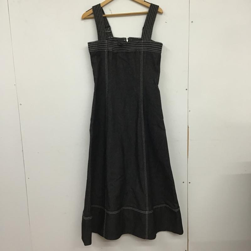 セドニー CEDNIE ワンピース ロングスカート 無地 黒 / ブラック / black レディース USED 古着 中古 10160171
