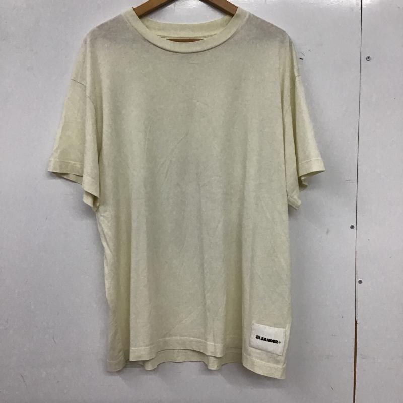 ジルサンダー JIL SANDER Tシャツ 半袖 半袖カットソー プリントTシャツ クルーネックカットソー XXL 無地 アイボリー / アイボリー / メンズ USED 古着 中古 10160172