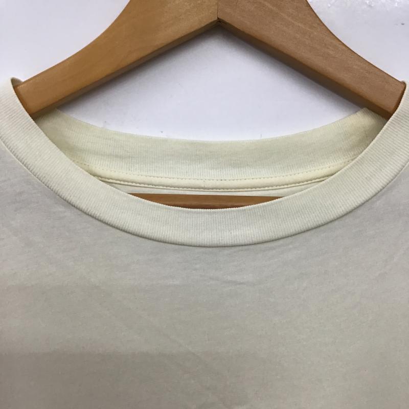 ジルサンダー JIL SANDER Tシャツ 半袖 半袖カットソー プリントTシャツ クルーネックカットソー XXL 無地 アイボリー / アイボリー / メンズ USED 古着 中古 10160172