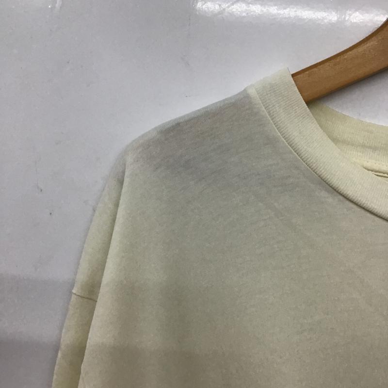 ジルサンダー JIL SANDER Tシャツ 半袖 半袖カットソー プリントTシャツ クルーネックカットソー XXL 無地 アイボリー / アイボリー / メンズ USED 古着 中古 10160172