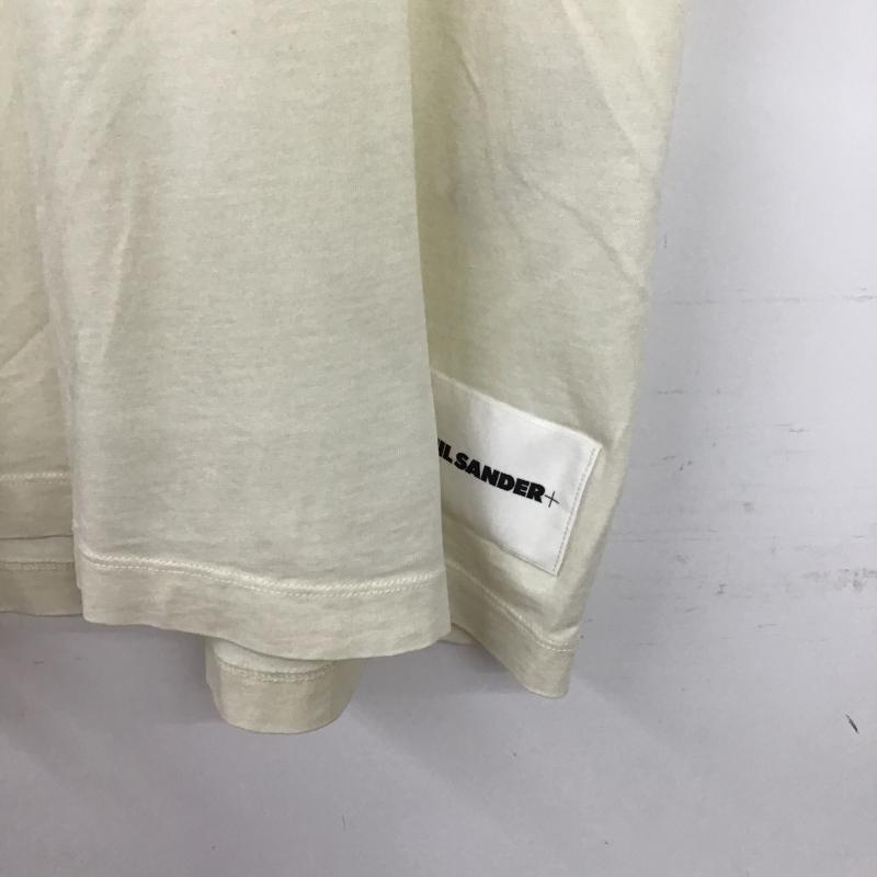 ジルサンダー JIL SANDER Tシャツ 半袖 半袖カットソー プリントTシャツ クルーネックカットソー XXL 無地 アイボリー / アイボリー / メンズ USED 古着 中古 10160172