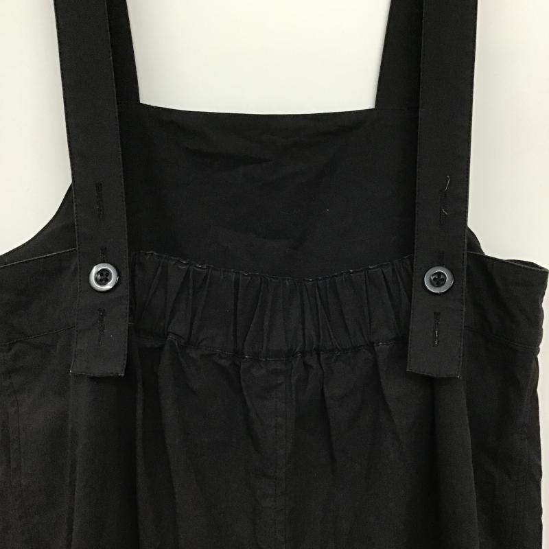 メルロー merlot サロペット・オーバーオール サロペット、オーバーオール FREE 無地 黒 / ブラック / black レディース USED 古着 中古 10160173