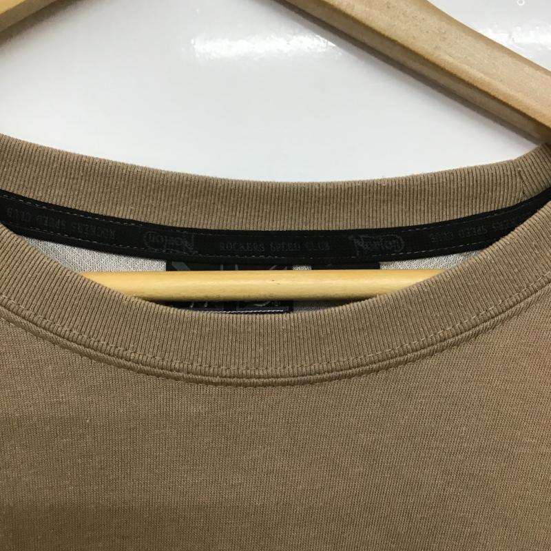 ノートン Norton Tシャツ 半袖 半袖カットソー プリントTシャツ クルーネックカットソー XL ロゴ、文字 茶 / ブラウン / brown メンズ USED 古着 中古 10160174