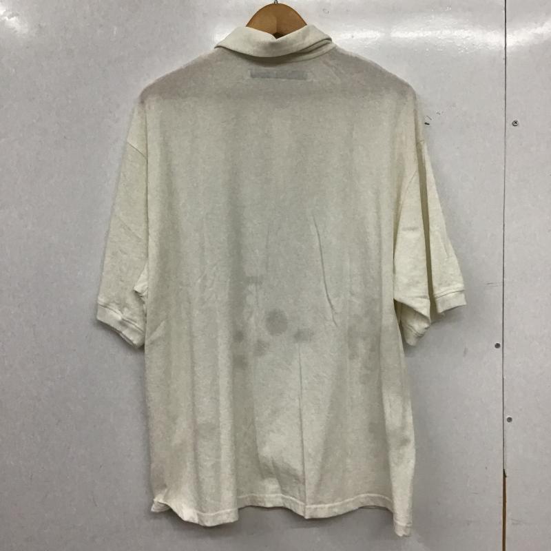 イール EEL ポロシャツ 半袖 半袖ポロシャツ カラーシャツ 半袖カットソー L 無地 白 / ホワイト / white メンズ USED 古着 中古 10160175