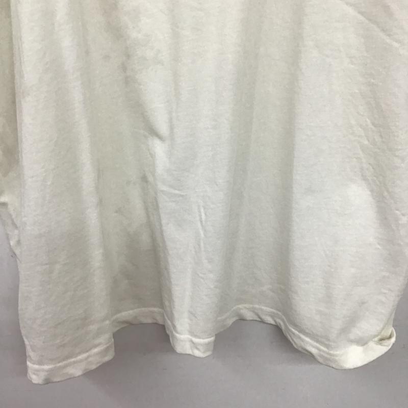 イール EEL ポロシャツ 半袖 半袖ポロシャツ カラーシャツ 半袖カットソー L 無地 白 / ホワイト / white メンズ USED 古着 中古 10160175