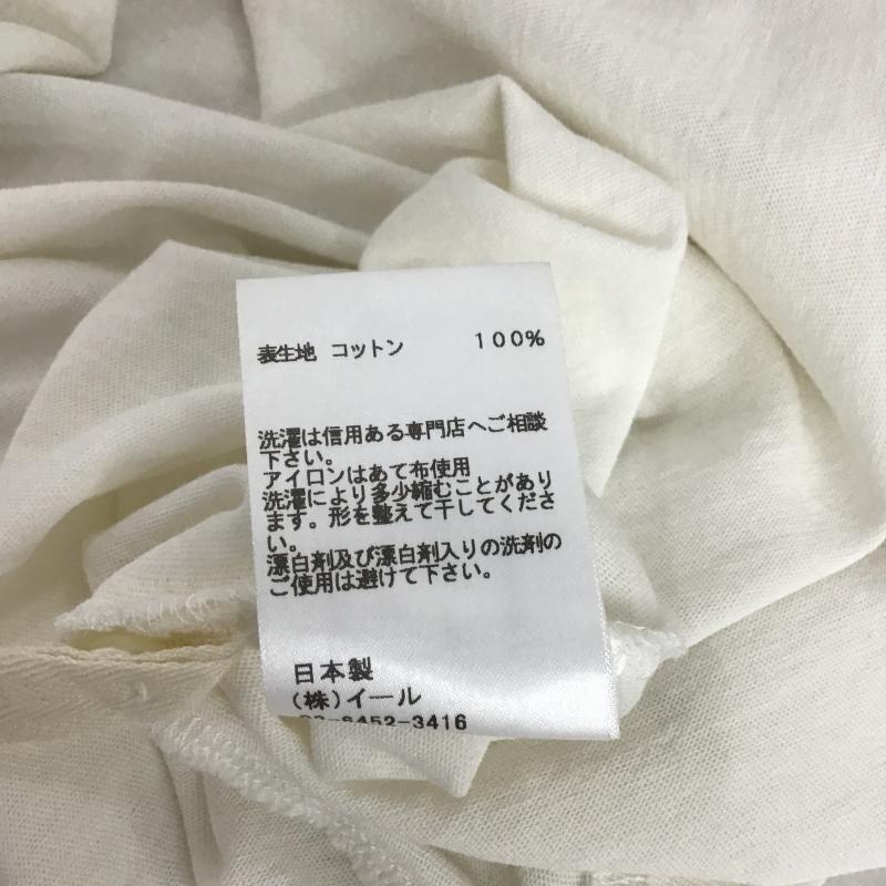 イール EEL ポロシャツ 半袖 半袖ポロシャツ カラーシャツ 半袖カットソー L 無地 白 / ホワイト / white メンズ USED 古着 中古 10160175