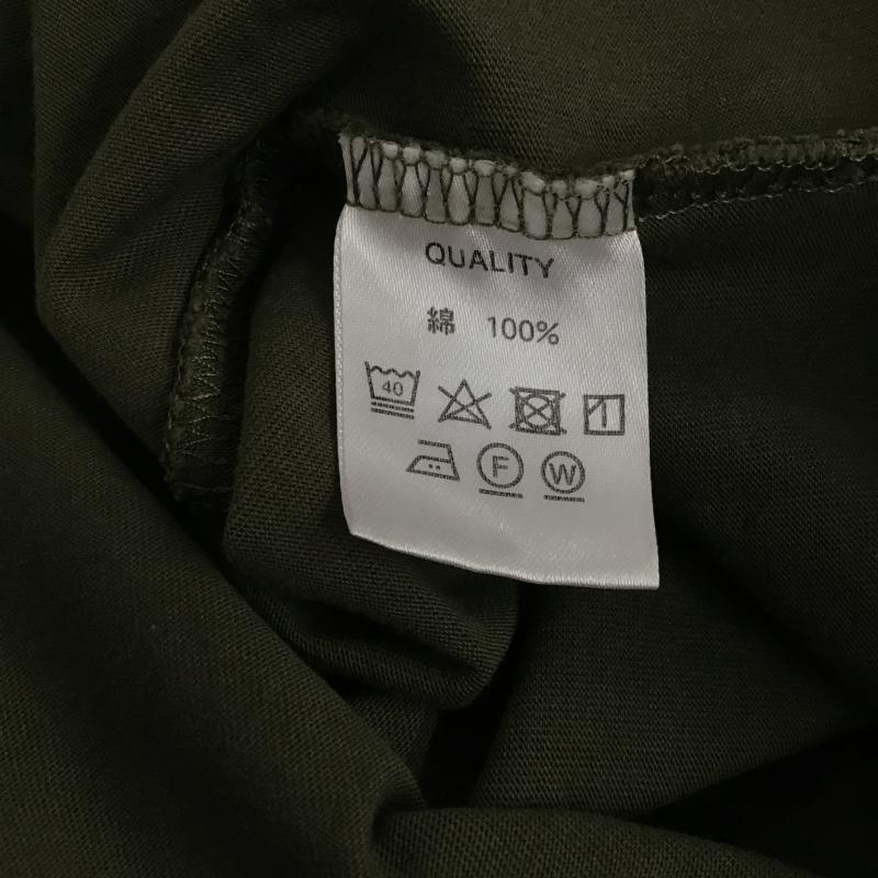 コンジャク KON-JAKU Tシャツ 半袖 半袖カットソー プリントTシャツ クルーネックカットソー XXL プリント カーキ / カーキ / khaki メンズ USED 古着 中古 10160177