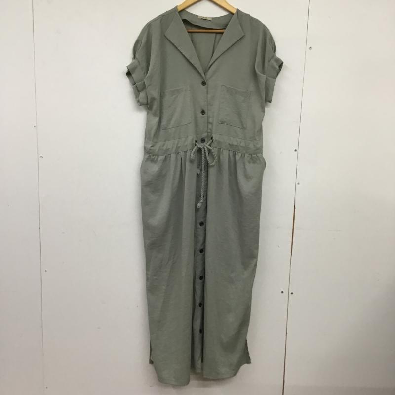ミスティック mystic ワンピース ロングスカート FREE 無地 水色 / ライトブルー / レディース USED 古着 中古 10160178