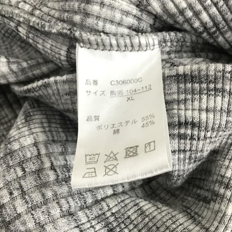 ミヤビムスビ 雅結 Tシャツ 半袖 半袖カットソー プリントTシャツ Vネックカットソー XL 刺繍 灰 / グレー / gray メンズ USED 古着 中古 10160179