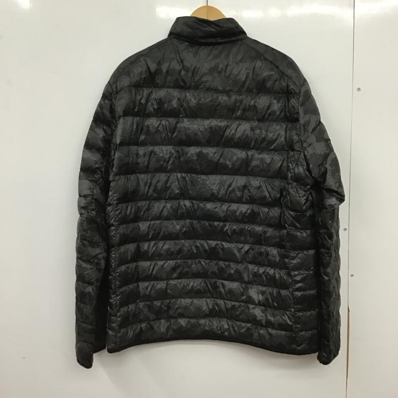 ユニクロ UNIQLO ジャケット、上着 ジャンパー、ブルゾン 311-187206 ウルトラライトダウン アウター XL カモフラージュ柄・迷彩 黒 / ブラック / black メンズ USED 古着 中古 10160182
