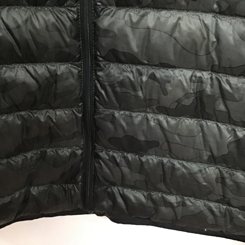 ユニクロ UNIQLO ジャケット、上着 ジャンパー、ブルゾン 311-187206 ウルトラライトダウン アウター XL カモフラージュ柄・迷彩 黒 / ブラック / black メンズ USED 古着 中古 10160182