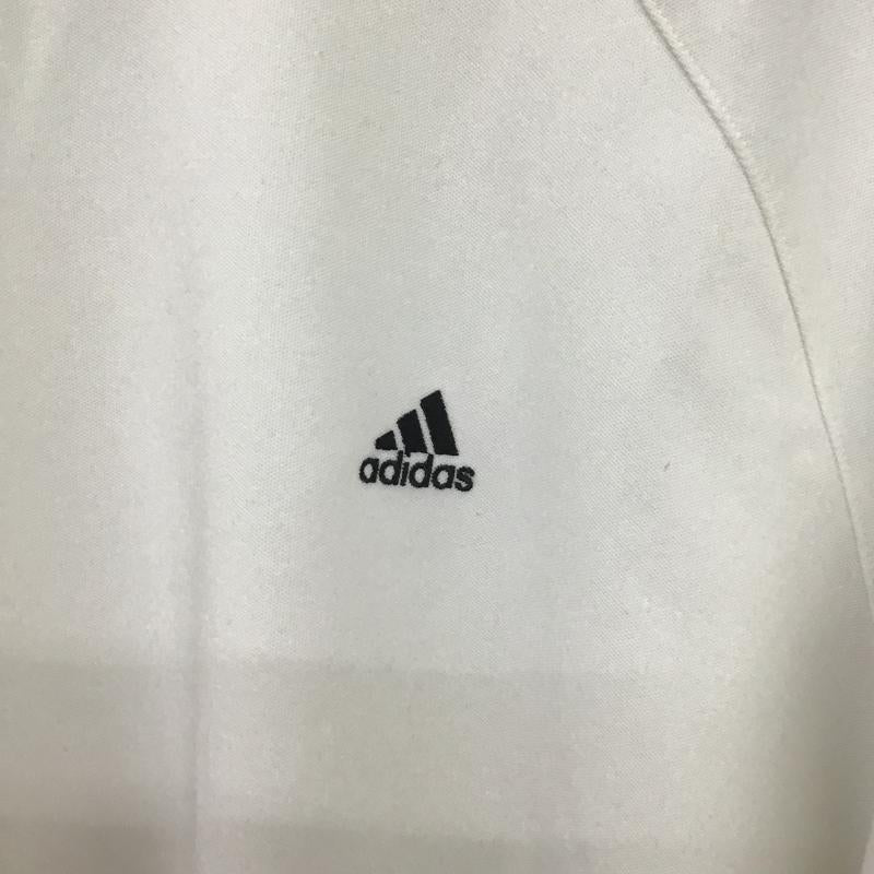 アディダス adidas トレーナー 長袖 長袖トレーナー スウェット クルーネック プルオーバー L ロゴ、文字 白 / ホワイト / white メンズ USED 古着 中古 10160183