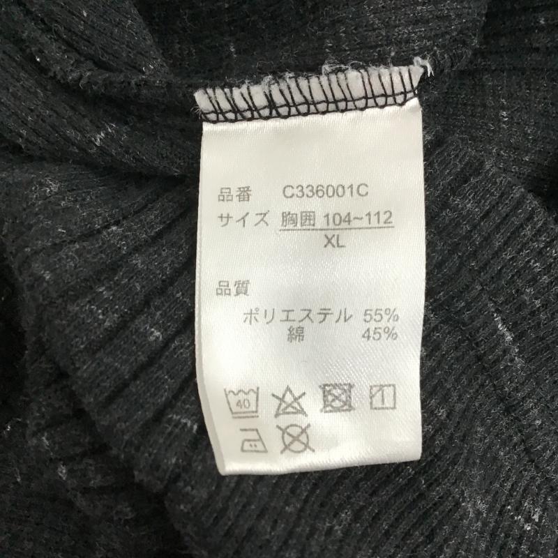 ミヤビムスビ 雅結 Tシャツ 半袖 半袖カットソー プリントTシャツ クルーネックカットソー XL 刺繍 ダークグレー / ダークグレー / メンズ USED 古着 中古 10160184
