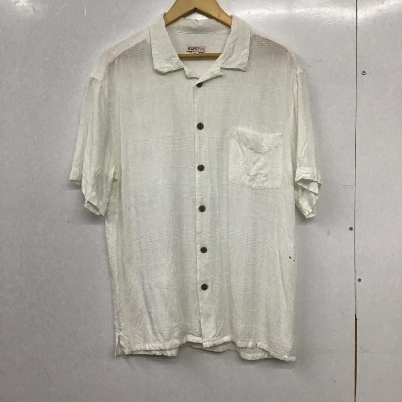 古着 USED シャツ、ブラウス 半袖 半袖シャツ ポケットシャツ M  白 / ホワイト / white メンズ USED 古着 中古 10160186