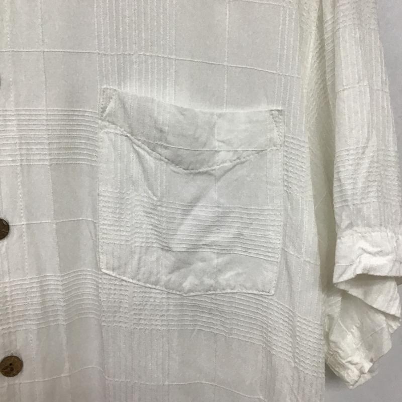 古着 USED シャツ、ブラウス 半袖 半袖シャツ ポケットシャツ M  白 / ホワイト / white メンズ USED 古着 中古 10160186