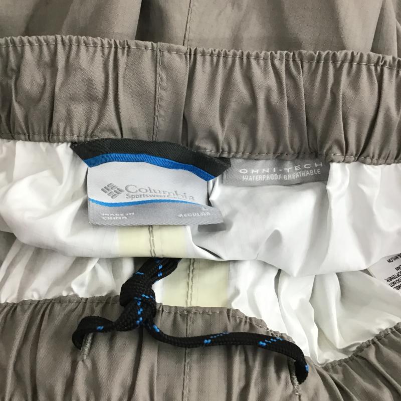 コロンビア Columbia パンツ ワークパンツ、ペインターパンツ ワイドパンツ カジュアルパンツ ワークパンツ ナイロンパンツ L ロゴ、文字 灰 / グレー / gray メンズ USED 古着 中古 10160188