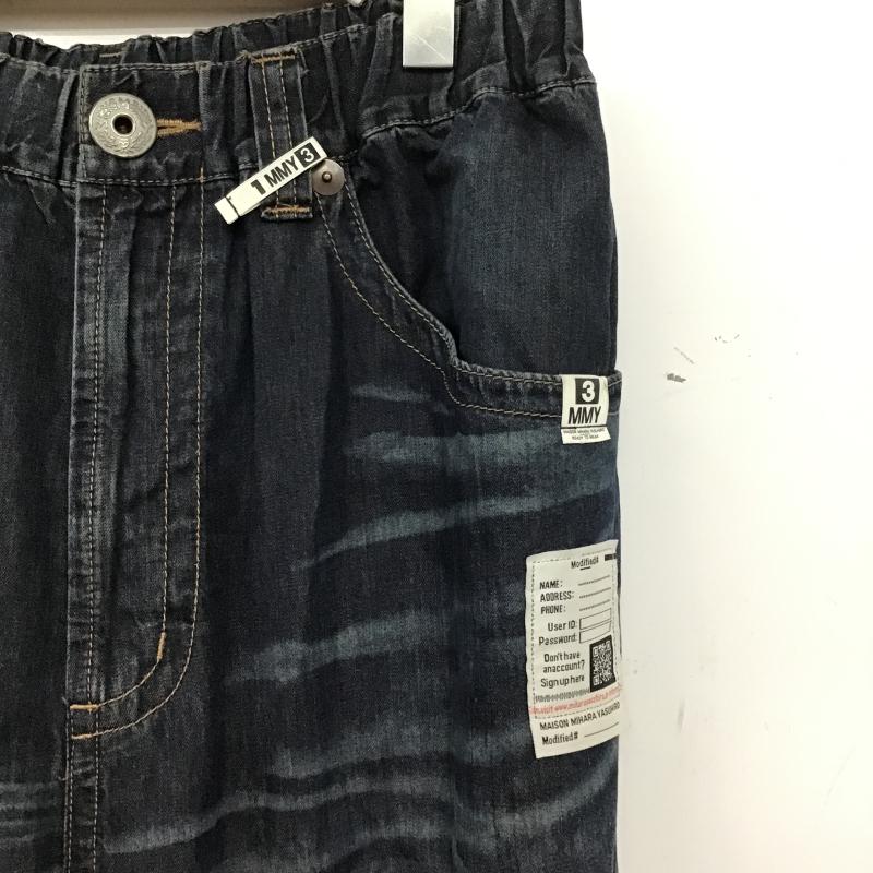 メゾンミハラヤスヒロ Maison MIHARA YASUHIRO パンツ デニム、ジーンズ j13pt123 デニムパンツ 48 ダメージ加工 インディゴ / インディゴ / Indigo メンズ USED 古着 中古 10160189