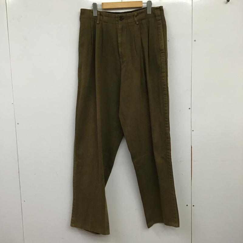 ワイズフォーメン Y s for men パンツ スラックス MW-P13-009 L 無地 カーキ / カーキ / khaki メンズ USED 古着 中古 10160194