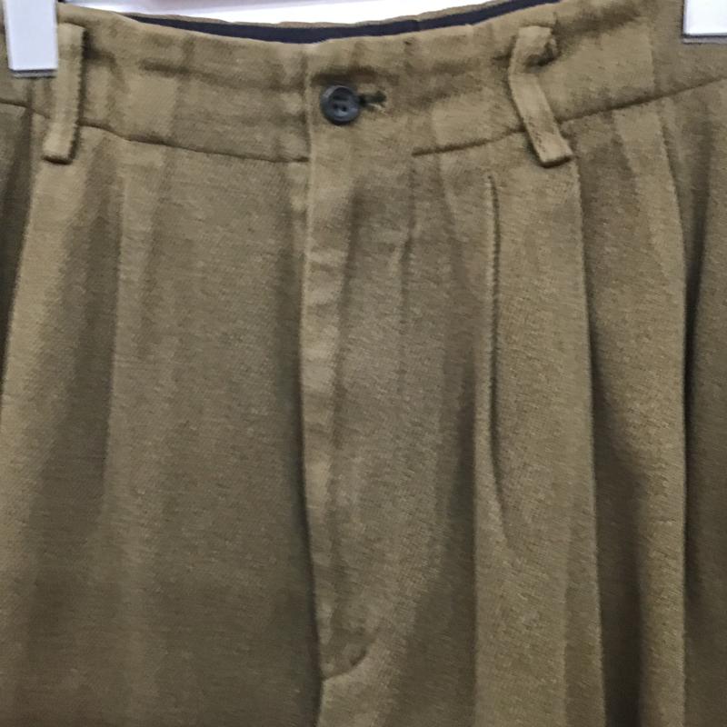 ワイズフォーメン Y s for men パンツ スラックス MW-P13-009 L 無地 カーキ / カーキ / khaki メンズ USED 古着 中古 10160194