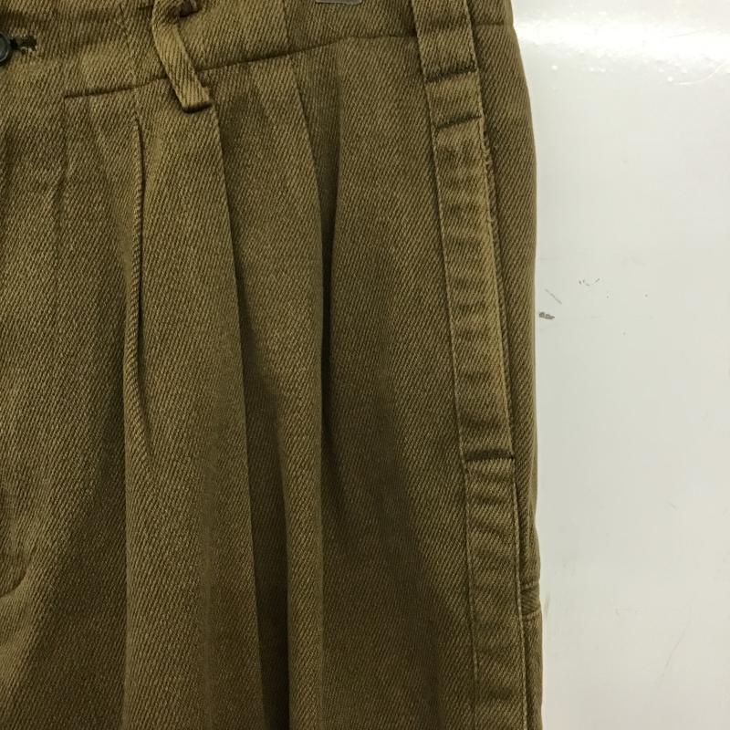 ワイズフォーメン Y s for men パンツ スラックス MW-P13-009 L 無地 カーキ / カーキ / khaki メンズ USED 古着 中古 10160194