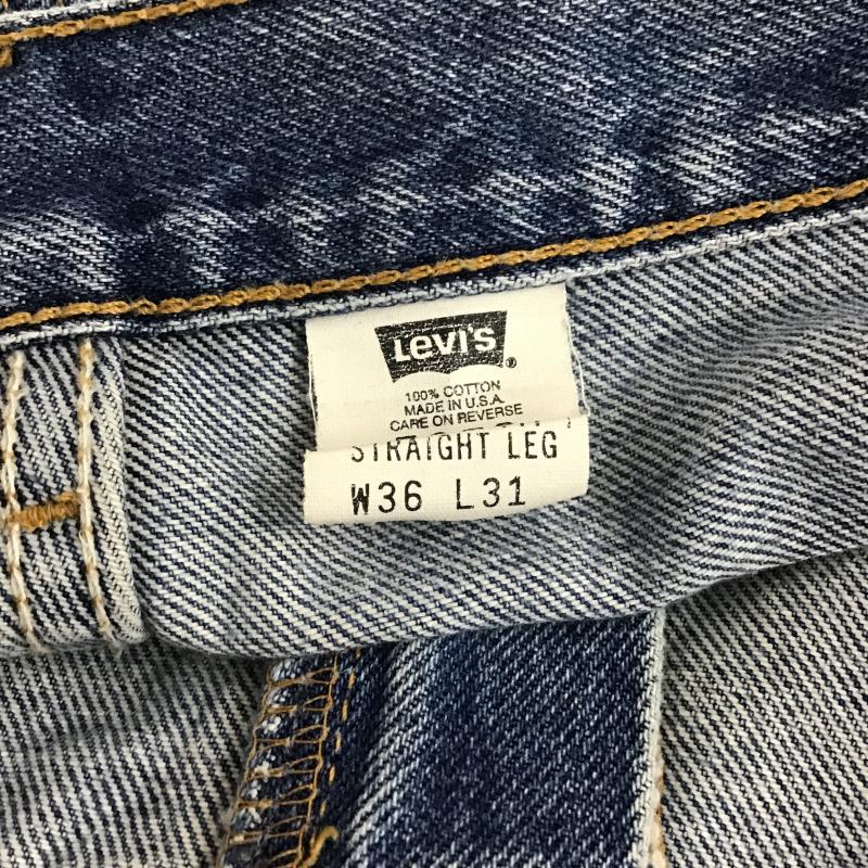 リーバイス Levi s パンツ デニム、ジーンズ 505 W36L31 36 無地 水色 / ライトブルー / メンズ USED 古着 中古 10160195