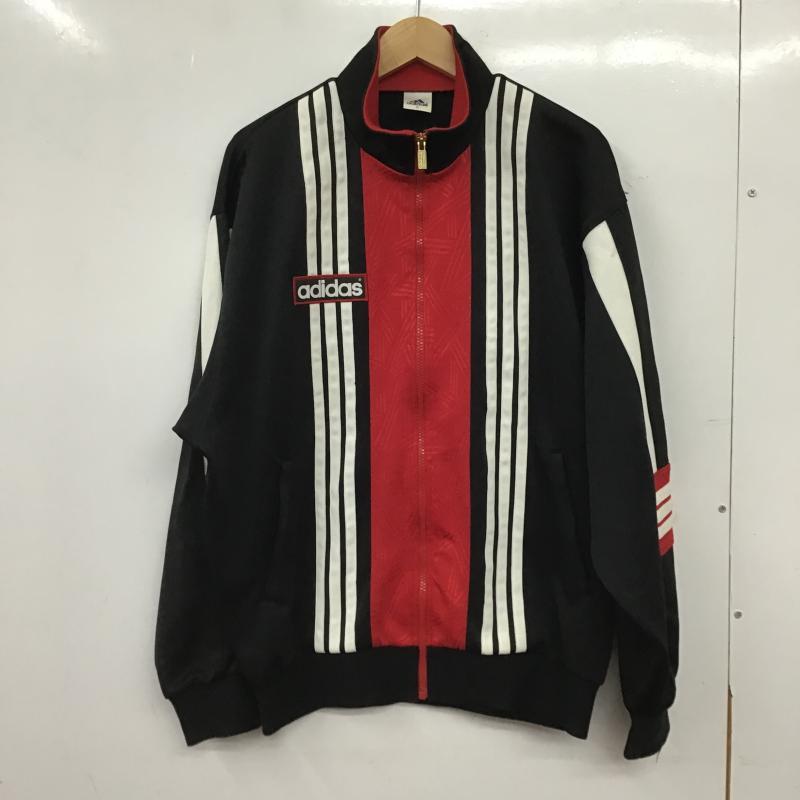 アディダス adidas ジャケット、上着 ジャンパー、ブルゾン 無地 黒 / ブラック / black メンズ USED 古着 中古 10160201